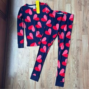 NWT Heart Pajamas Size 10
